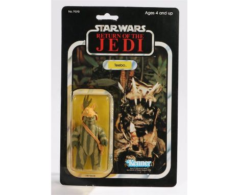 Kenner Teebo, Star Wars, Return of the Jedi, 1984, upon a 79 back unpunched card