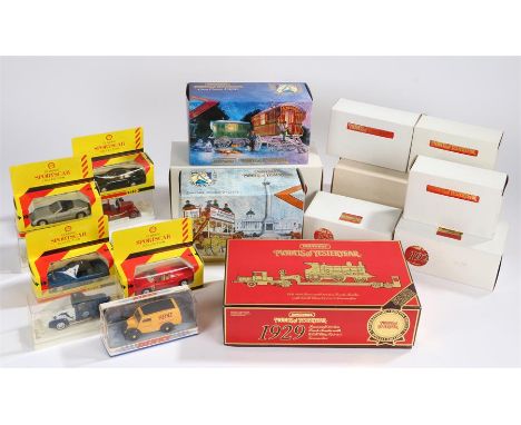 Franklin Mint Rolls Royce Silver Cloud, Matchbox Models of Yesteryear, Solido, and Dinky model cars, vans, etc. boxed (qty)