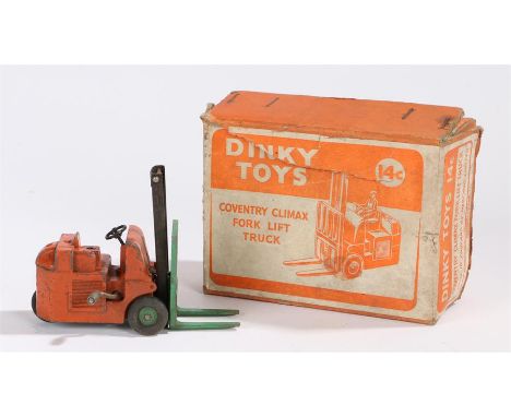 Dinky Toys 14c Coventry Climax Fork Lift Truck, housed in its original box