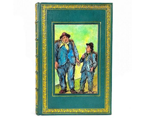 OF MICE AND MEN By John Steinbeck. (1937) William Heinemann. First UK edition. Bound by Bayntun in illustrated blue leather g