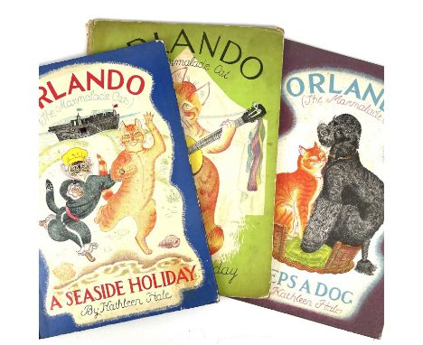 KATHLEEN HALE. Three stories about 'Orlando' (The Marmalade Cat). 'Keeps a Dog,' first edition, original cloth backed pictori