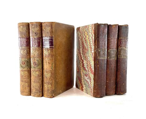 SAMUEL JOHNSON 'The Lives of the English Poets; And a Criticism on Their Works,' first 'pirated' edition, three volumes, full