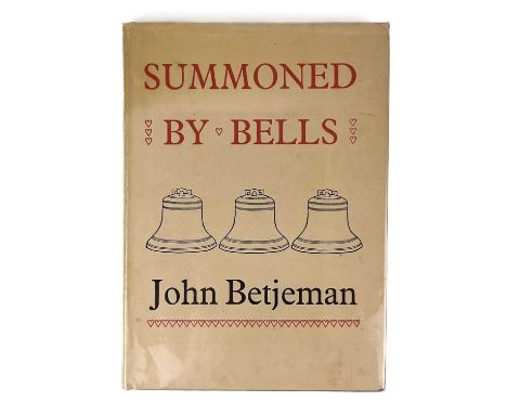 SUMMONED BY BELLS By John Betjeman (1960) John Murray. First edition Second printing. In protective wrapper. Price clipped (1