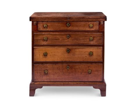 A GEORGE II MAHOGANY BACHELOR'S CHEST                                                                                        