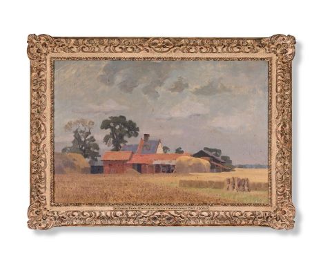 λ&nbspALLAN GWYNNE-JONES (BRITISH 1892- 1982)  CHURCH FARM, WENHASTON Oil on canvas Signed with initials and dated 1936 (lowe