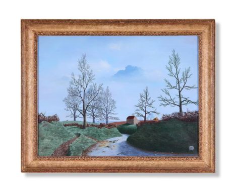 λ &nbspTRISTRAM HILLIER (BRITISH 1905-1983)  WYKE CHAMPFLOWER, 1950 Oil on canvas Signed with monogram and dated 50 (on the m