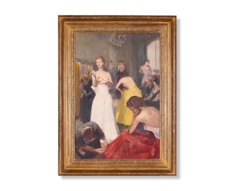 λ&nbspANTHONY DEVAS (BRITISH 1911-1958)  HAUTE COUTURE Oil on canvas 75 x 50cm (29½ x 19½ in.)Provenance:  Thomas Agnew & Son