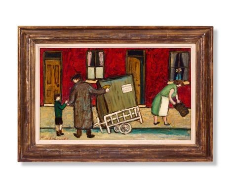 λ&nbspALAN LOWNDES (BRITISH 1921-1978)  A STOCKPORT STREET SCENE Oil on board Signed (lower left) 40 x 60cm (15½ x 23½ in.)Pr