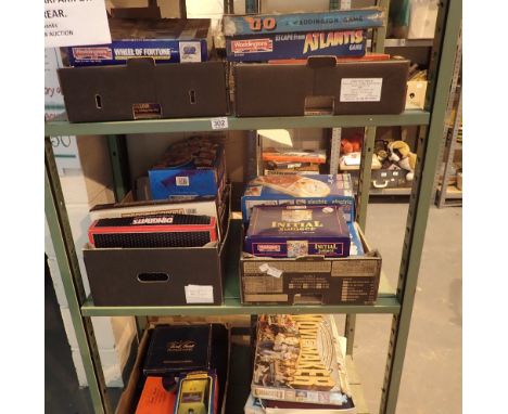 Collections of various childrens vintage board games