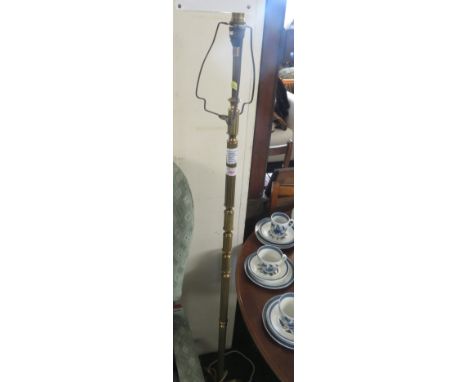 BRASS STANDARD LAMP (NEEDS A PLUG)