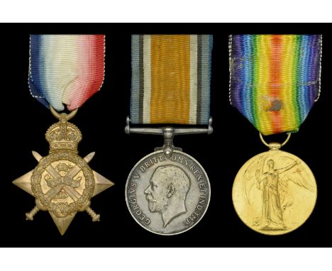 Three: Private G. Spriggs, 1st Battalion, Leicestershire Regiment, who died from wounds received in action near Bois Grenier 