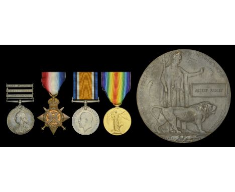 Four: Private A. Farley, 2nd Battalion, Essex Regiment, who served in the Boer War and was killed in action during the Great 