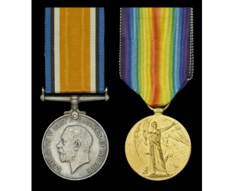 Pair: Stoker First Class J. Darling, Royal Navy, who was killed in action when H.M.S. Queen Mary was sunk during the Battle o