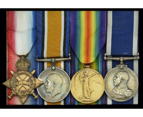 Four: Stoker Petty Officer F. R. Ballard, Royal Navy  1914-15 Star (K. 271, F. R. Ballard, L. Sto., R.N.); British War and Vi