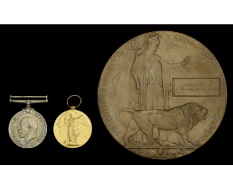 Pair: Lieutenant G. P. N. Thompson, 8th (Service) Battalion, Royal Dublin Fusiliers, who was awarded the 16th (Irish) Divisio