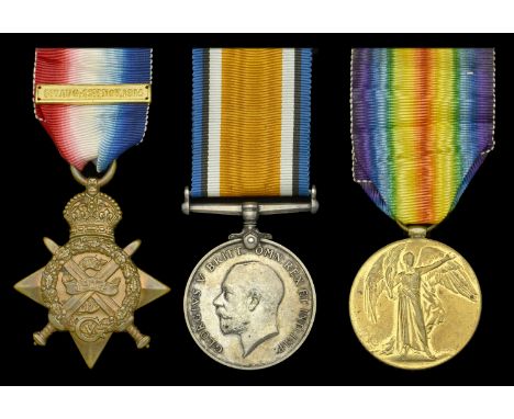 Three: Private J. Monger, 2nd Battalion, Royal Scots Fusiliers, who was killed in action near Ypres on 23 October 1914  1914 