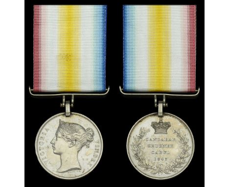 Candahar Ghuznee Cabul 1842 (Lieut. Chas. Anderson Morshead, 41th [sic]. Regt.) fitted with silver clip and straight bar susp