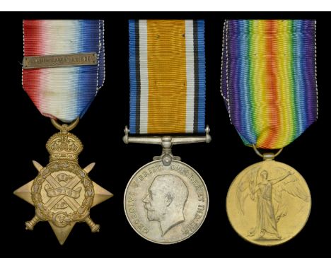 Three: Lance-Sergeant R. W. Ranger, 2nd Battalion, Scots Guards, who was killed in action during the First Battle of Ypres in
