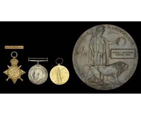 Three: Private R. A. S. Beck, 13th Hussars, attached 11th (Prince Albert’s Own) Hussars, who was killed in action during the 