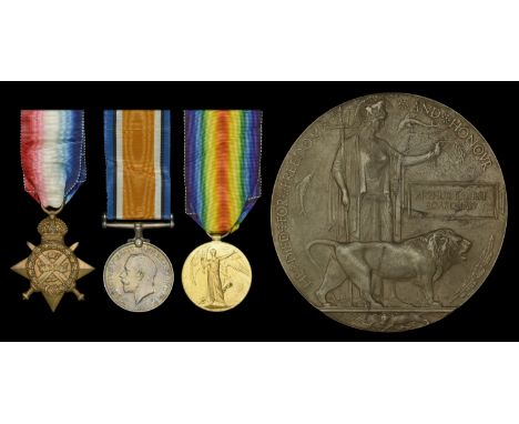 Three: Corporal A. E. Boardman, 1/1st Battalion, Hertfordshire Regiment, who was killed in action near Ypres on 18 November 1