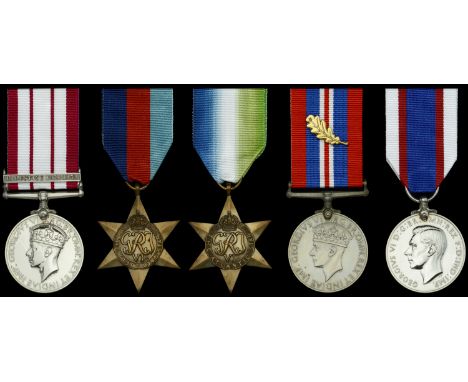 Five: Able Seaman C. W. C. Coe, Royal Navy and Royal Fleet Reserve, who was killed in action when H.M.S. Achates was sunk dur