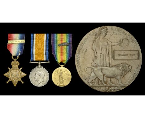 Three: Sergeant E. Day, 2nd and 6th Battalions, Border Regiment, who died on 28 August 1918 from wounds received on the Piave