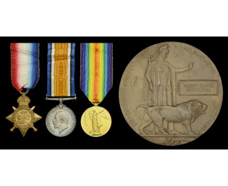 Three: Private A. D. Pettengall, 2nd Battalion, Lancashire Fusiliers, who was killed in action at the Battle of Le Cateau on 