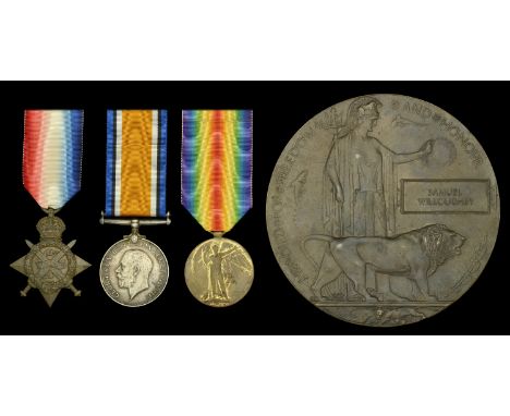 Three: Private S. Willoughby, 2nd Battalion, Royal Dublin Fusiliers, who was killed in action near Clary on 27 August 1914  1