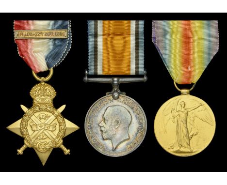 Three: Private A. Funnell, 3rd Battalion, Coldstream Guards, who was killed in action at St. Julien, during the First Battle 
