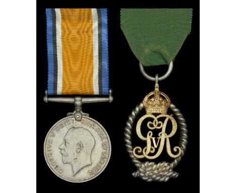 Pair: Paymaster Sub-Lieutenant W. Povey, Royal Naval Reserve  British War Medal 1914-20 (Pays. S.Lt. W. Povey. R.N.R.); Royal