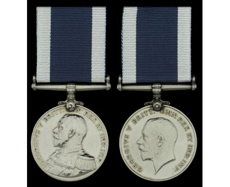 Royal Navy L.S. & G.C., G.V.R. (2), 2nd issue, fixed suspension (M. 5607 R. B. Jones E.R.A. 1. H.M.S. Queen Elizabeth.); 3rd 