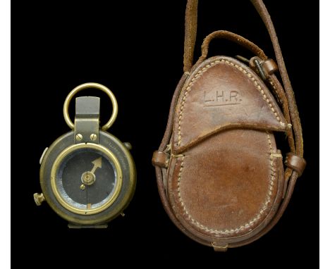 A 1917 Prismatic Compass. A Verner’s Pattern Prismatic Compass by French & Son, London, reverse numbered ‘F-L 76444’ and date
