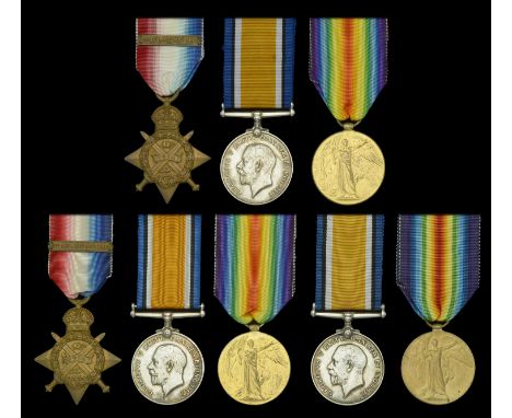 Family Group:  Three: Private A. Maxwell, 9th (The Queen’s Royal) Lancers, who was killed in action during the Retreat from M