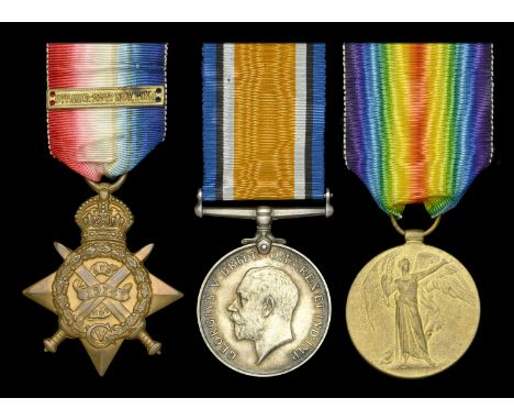 Three: Corporal R. Gray, 1st Battalion, Norfolk Regiment, who was killed in action during the Battle of La Bassée on 30 Octob