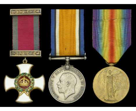 A Great War ‘Western Front’ D.S.O. group of three awarded to Major A. S. Mills, 47th Battalion, Canadian Infantry, who was tw