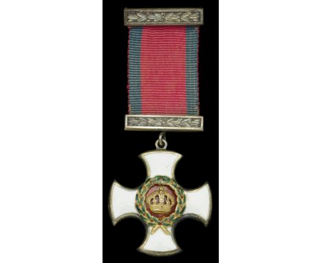 A Great War D.S.O. attributed to Chaplain to the Forces Third Class the Rev. C. F. J. Holmes, Army Chaplains’ Department, for