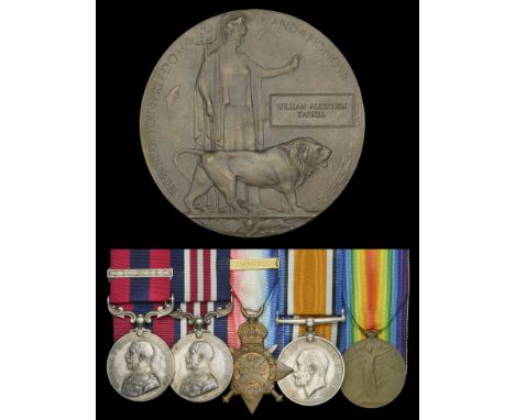 A superb Great War D.C.M. and Second Award Bar, M.M. group of five awarded to Second Lieutenant W. A. Tapsell, 2nd Battalion,