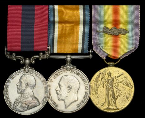 A Great War 1916 ‘Battle of Ginchy’ D.C.M. group of three awarded to Sergeant A. Smith, 9th (Service) Battalion, Royal Dublin