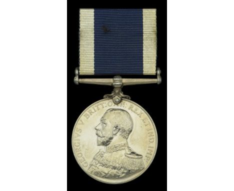 The Royal Navy L.S. & G.C. to Ship’s Steward A. E Tull, who was awarded the Distinguished Service Medal  Royal Navy L.S. & G.