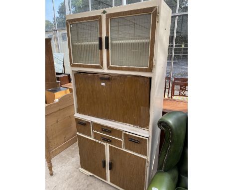 A VINTAGE 1960s KITCHEN CABINET 