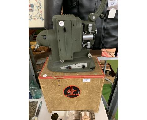 A BOLEX PAILLARD PROJECTOR WITH ORIGINAL CASE 