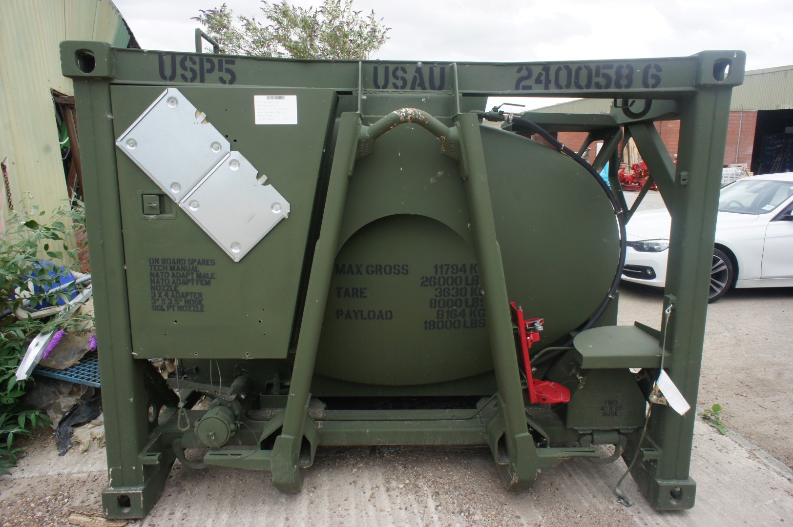 * Fuel Tank Rack Mount Module, 2500 Gallon Capacity with Gauge and