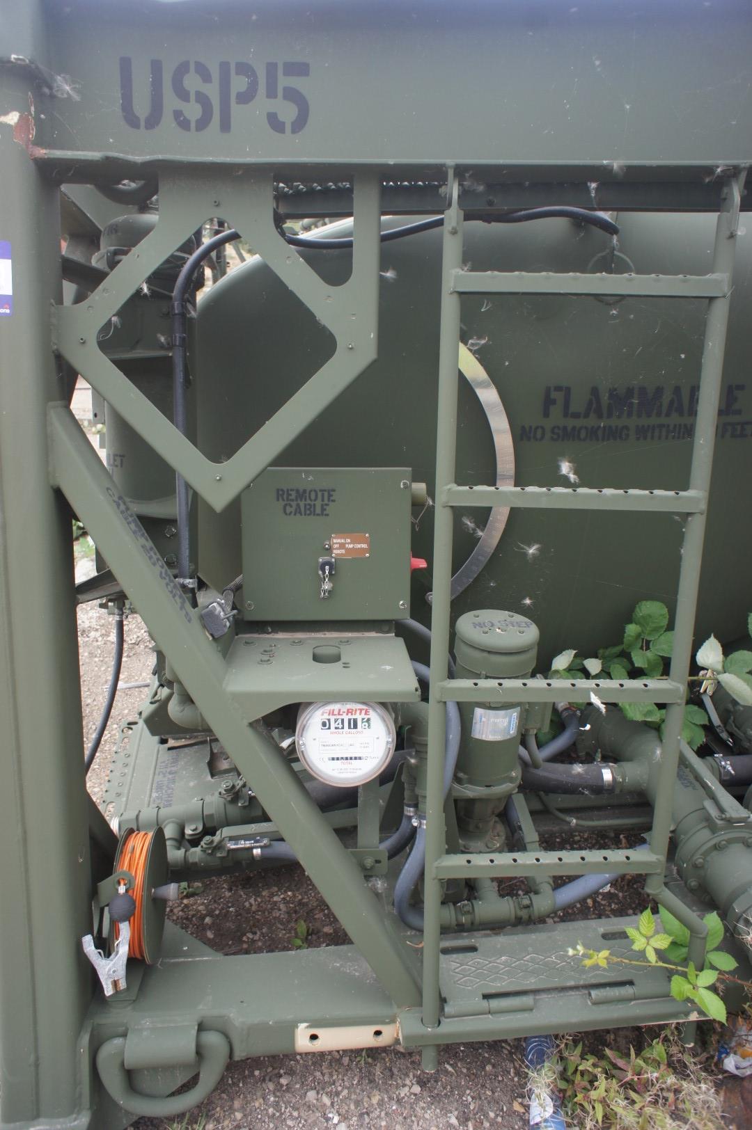 * Fuel Tank Rack Mount Module, 2500 Gallon Capacity with Gauge and