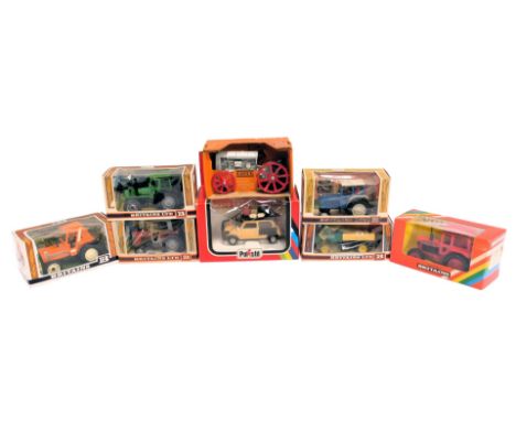 A group of Britains and other diecast tractors, to include a Volvo tractor, Dutz tractor, an Ertl Antique Fordson tractor, a 
