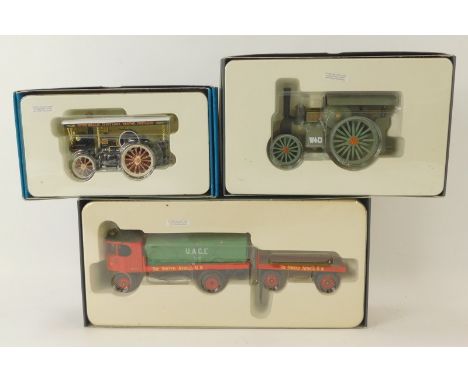 Two Corgi Vintage Glory of Steam vehicles, comprising a Sentinel platform wagon, trailer and load for United Africa, and John