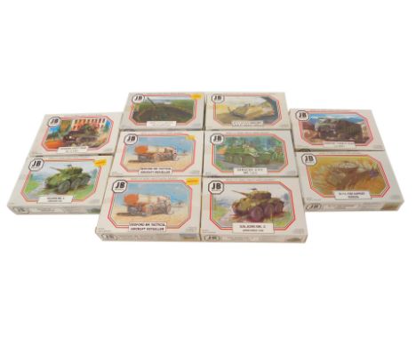 JB Models model kits,  JB Models Land Rover one tonne FC truck GS body, Bedford mark tactical aircraft refueler, Vicker's Lig