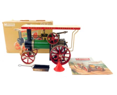 A Mamod steam traction tractor, boxed. 