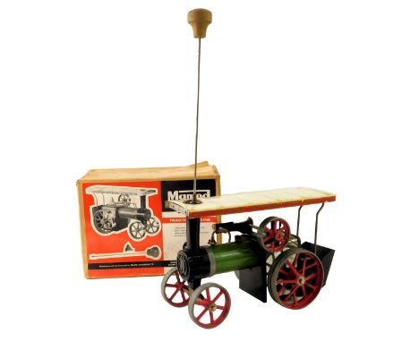 A Mamod steam traction engine tractor, boxed. 