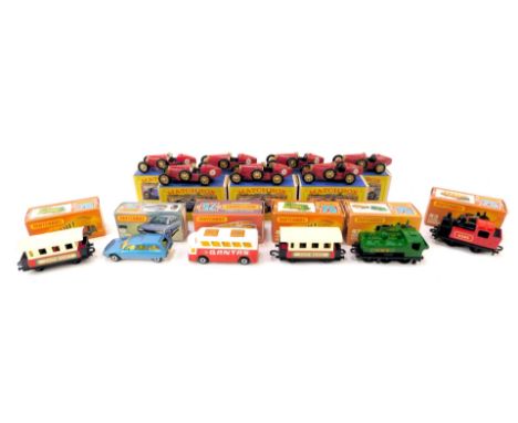 Matchbox diecast, to include Models of Yesteryear, Supercharge Bugatti Type 35, Matchbox 65 Airport Coach, 44 Passenger Coach