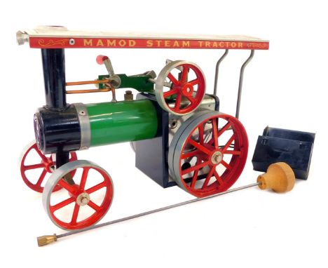 A Mamod steam traction tractor. 